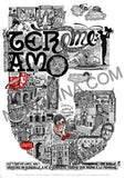 T di Teramo - Stampa grafica in edizione limitata