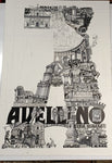A di Avellino - Stampa grafica in edizione limitata