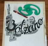 B di Bolzano - Stampa grafica in edizione limitata - Nerokina