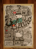 B di Bolzano - Stampa grafica in edizione limitata - Nerokina