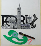 F di FORLI'  - Stampa grafica in edizione limitata