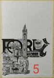 F di FORLI'  - Stampa grafica in edizione limitata