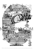 C di Caserta - Stampa grafica in edizione limitata