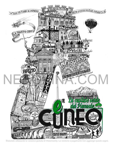 C di Cuneo- Stampa grafica in edizione limitata