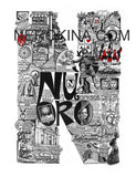 N di Nuoro - Stampa grafica in edizione limitata