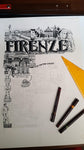 F di Firenze - Stampa grafica in edizione limitata-Nerokina