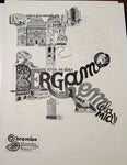B di Bergamo - Stampa grafica in edizione limitata