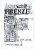 F di Firenze - Stampa grafica in edizione limitata-Nerokina