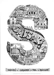 S di Sassari - Stampa grafica in edizione limitata