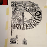 P di Palermo - Stampa grafica in edizione limitata