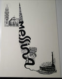 M di Messina - Stampa grafica in edizione limitata