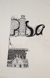 P di Pisa - Stampa grafica in edizione limitata