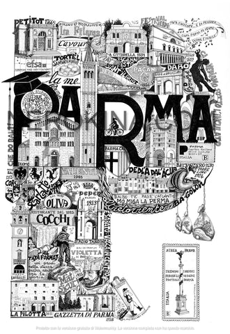 P di Parma - Stampa grafica in edizione limitata